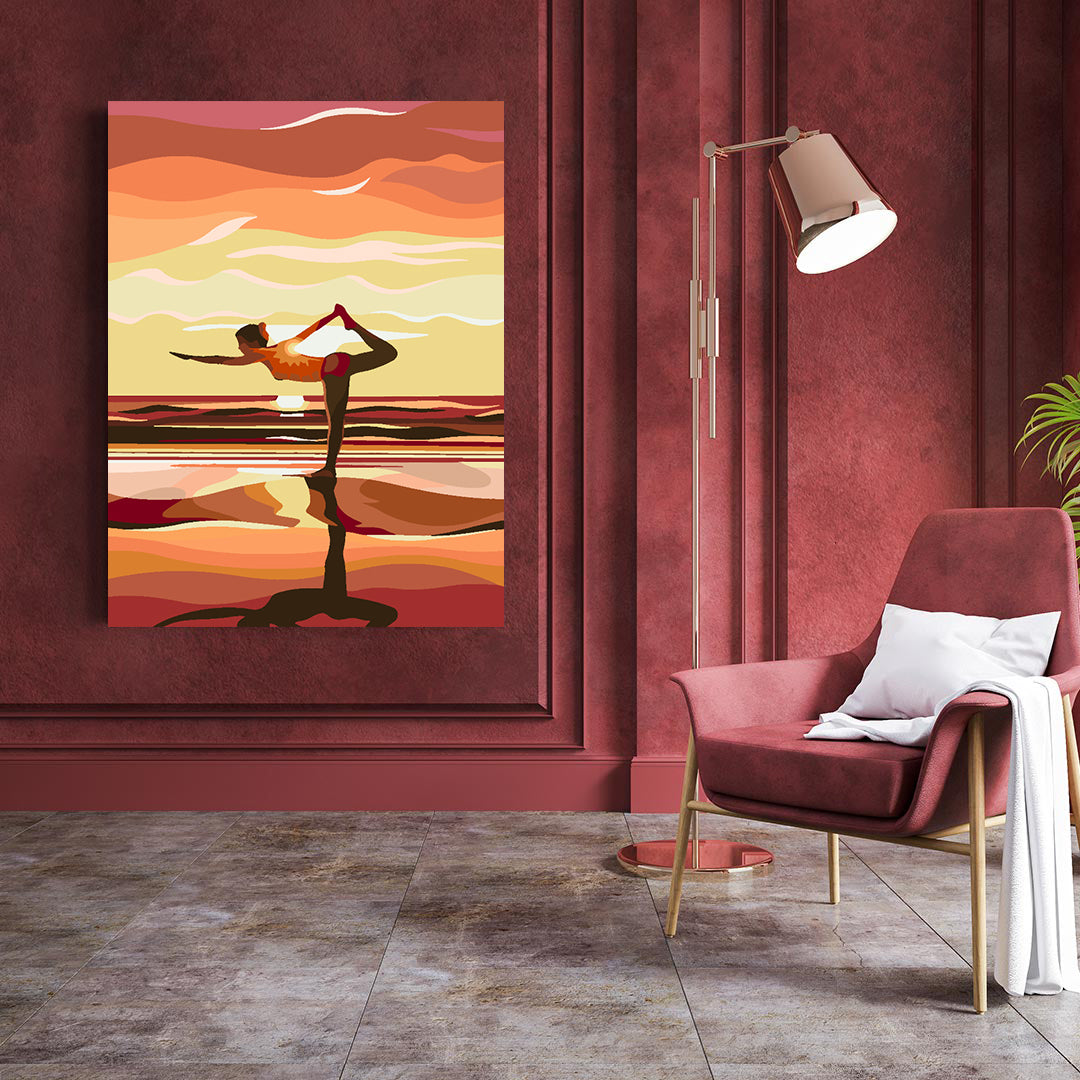 Pictura pe numere - Yoga 4636