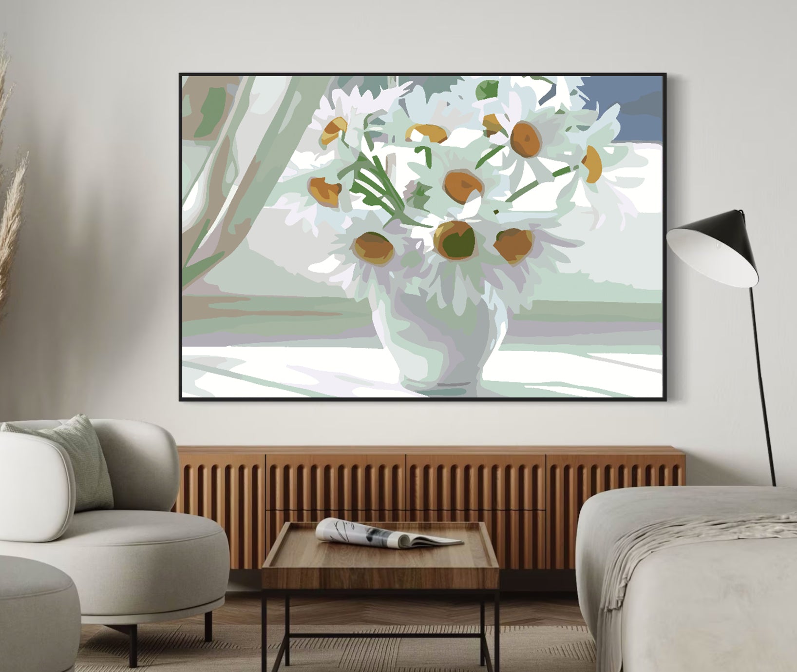 Malen nach Zahlen - Blumen 4637