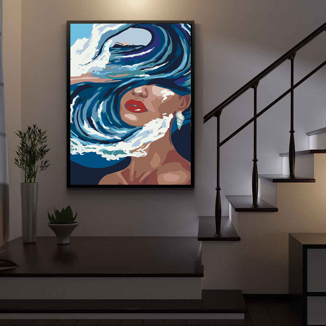 Malen nach Zahlen - Frauenporträt 4638