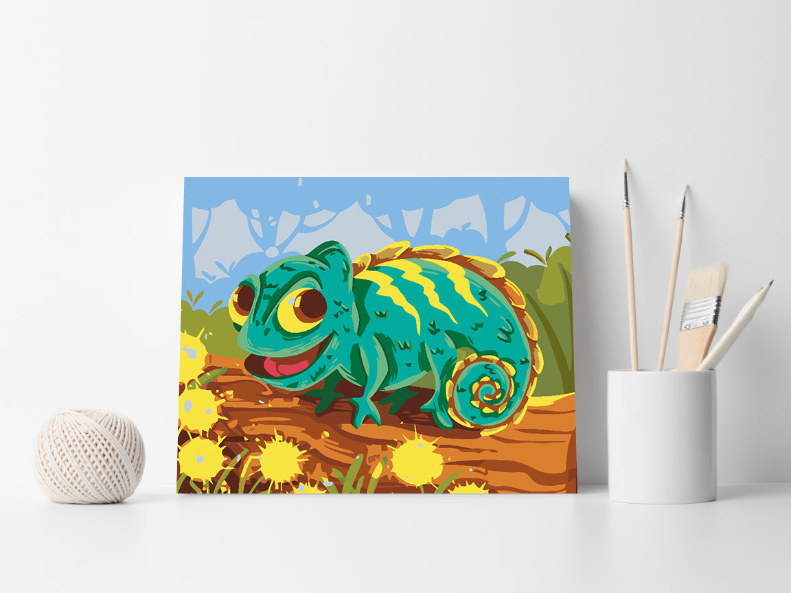 Malen nach Zahlen - Chamäleon 4649