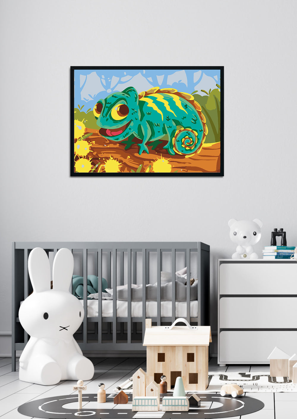 Malen nach Zahlen - Chamäleon 4649