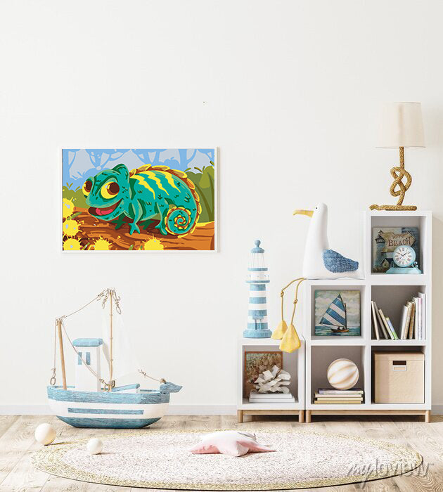 Malen nach Zahlen - Chamäleon 4649