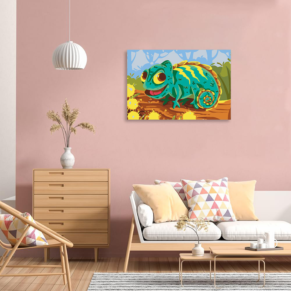 Malen nach Zahlen - Chamäleon 4649