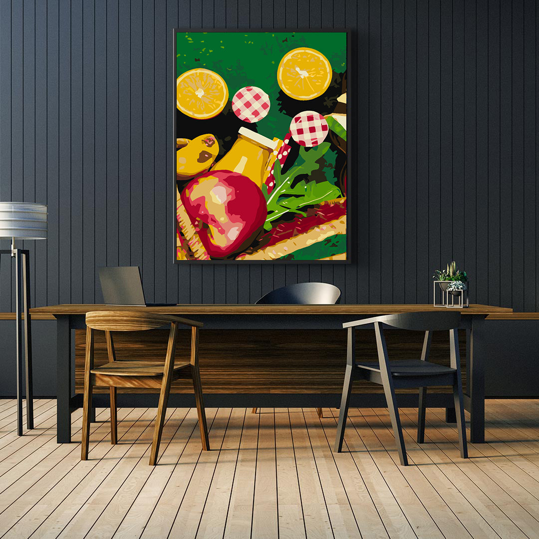 Malen nach Zahlen - Leckeres Picknick 4653