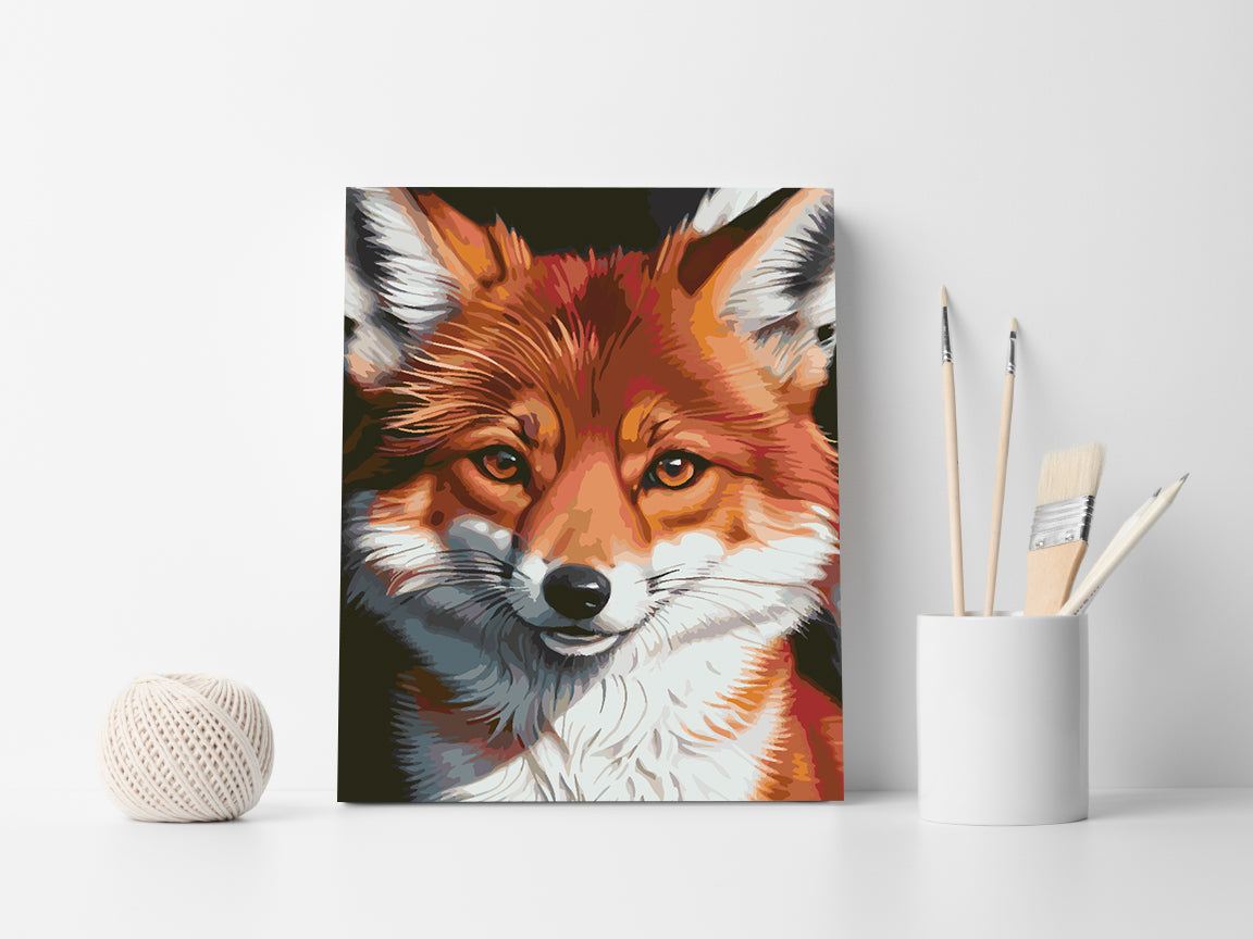 Peinture par numéros - Portrait de renard 4656