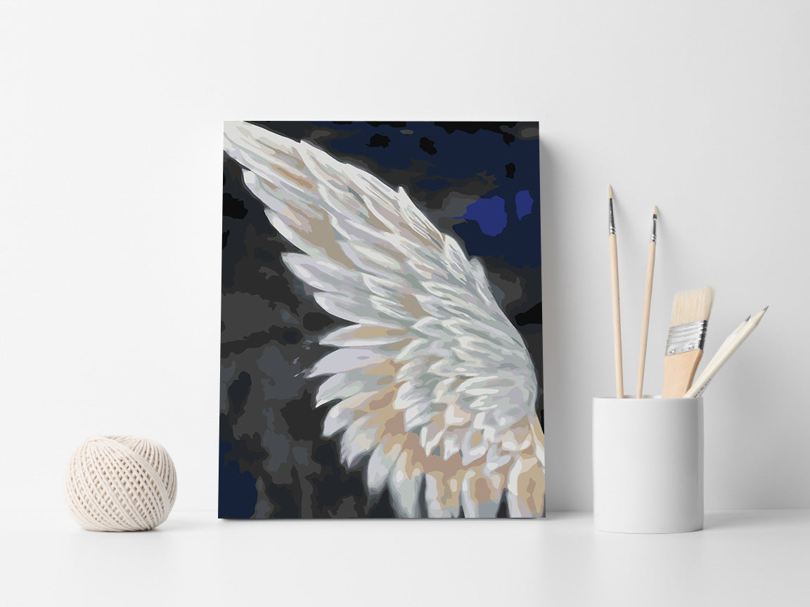 Malen nach Zahlen - White Wing 4658