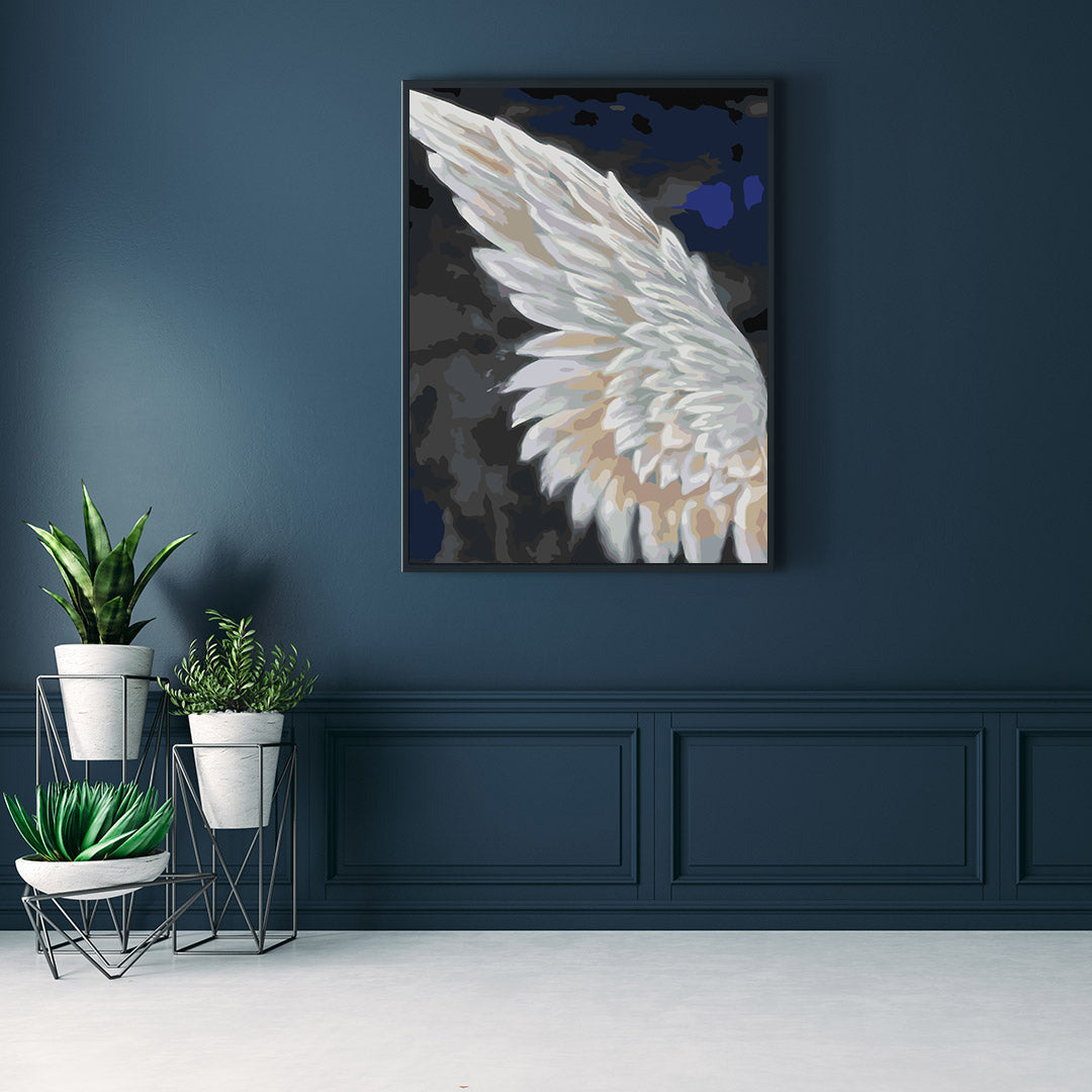 Malen nach Zahlen - White Wing 4658