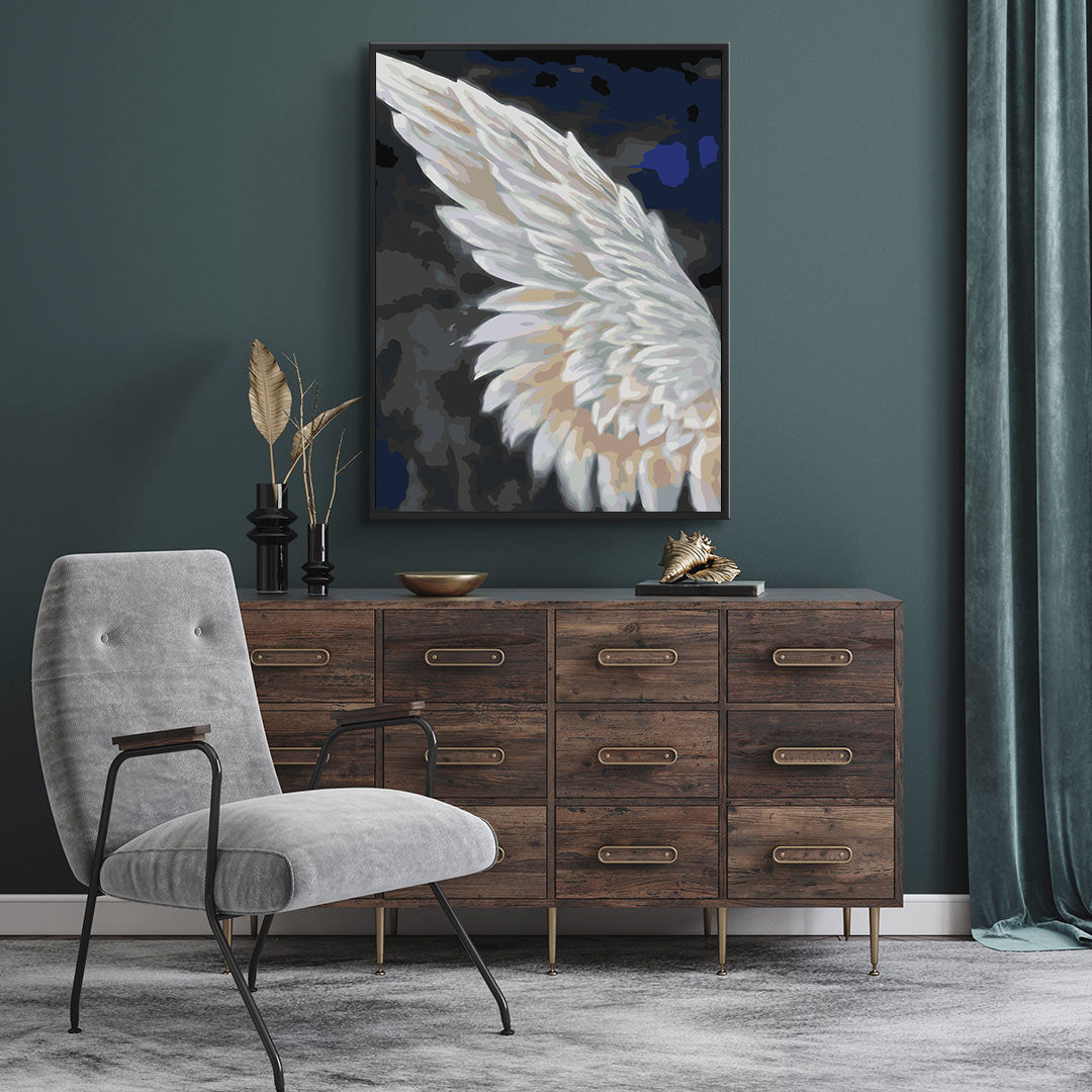 Malen nach Zahlen - White Wing 4658