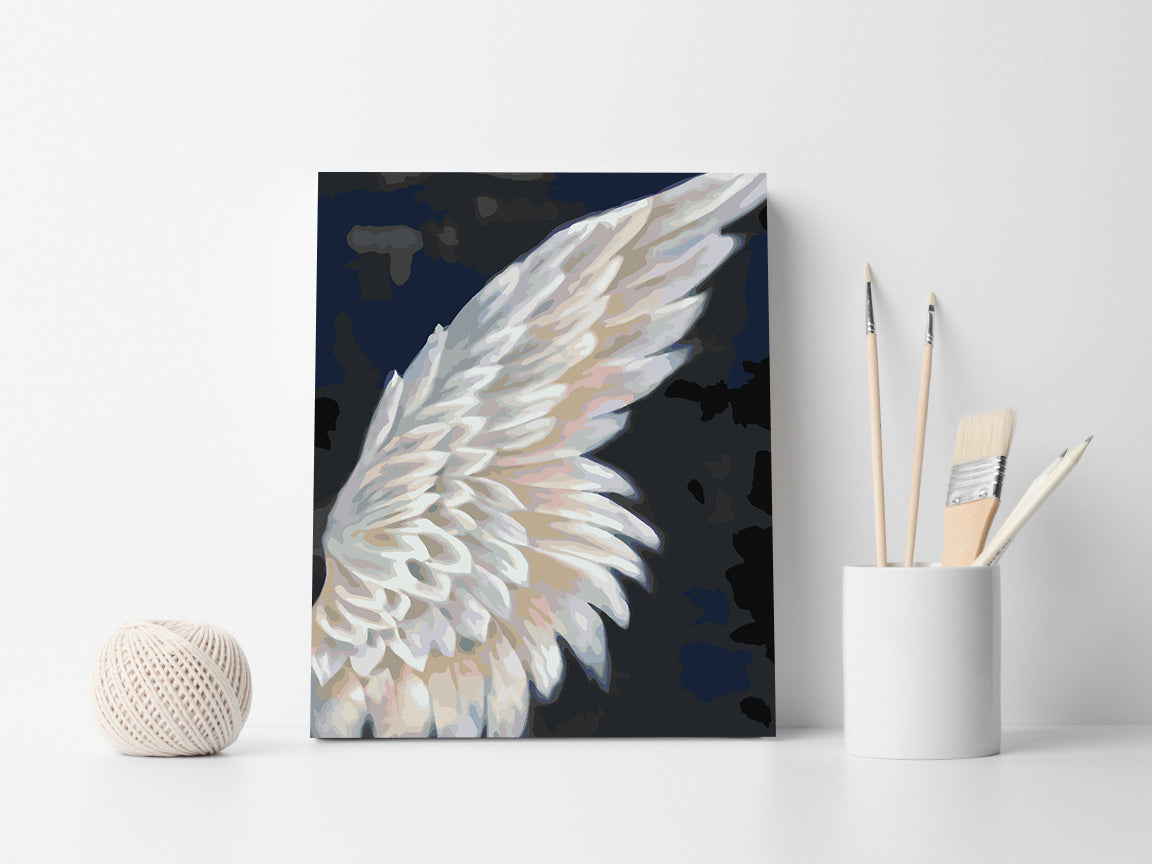 Malen nach Zahlen - White Wing 4659