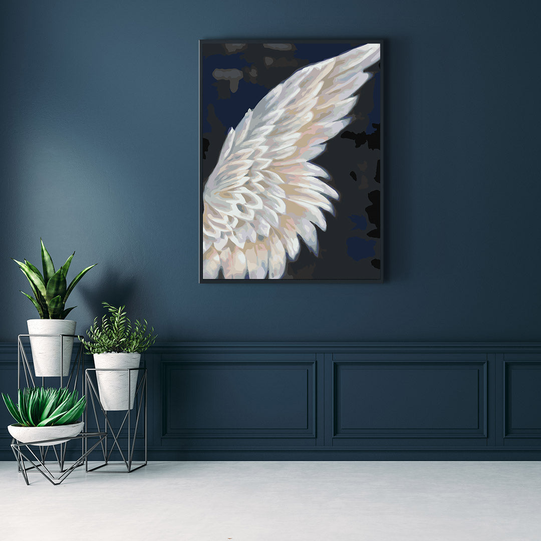 Malen nach Zahlen - White Wing 4659