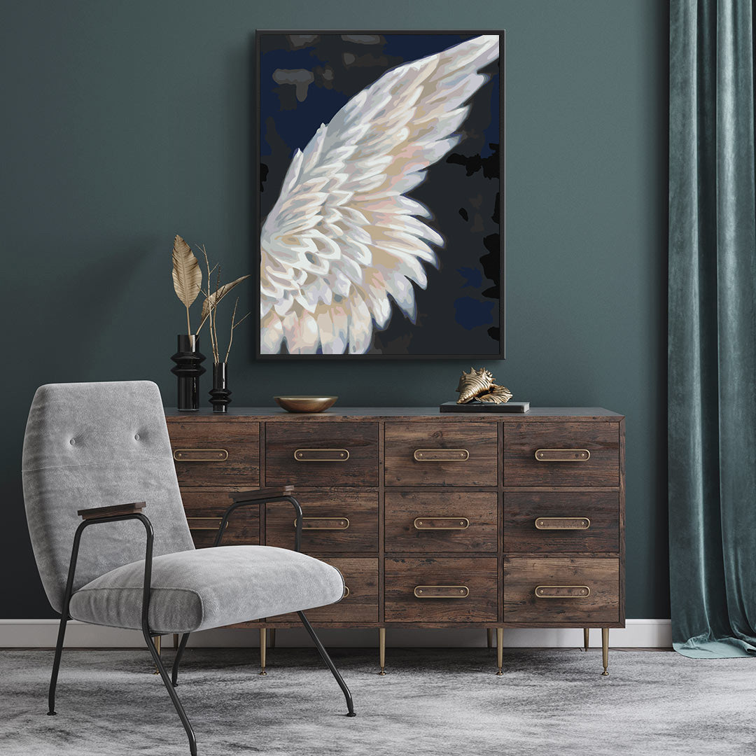 Malen nach Zahlen - White Wing 4659