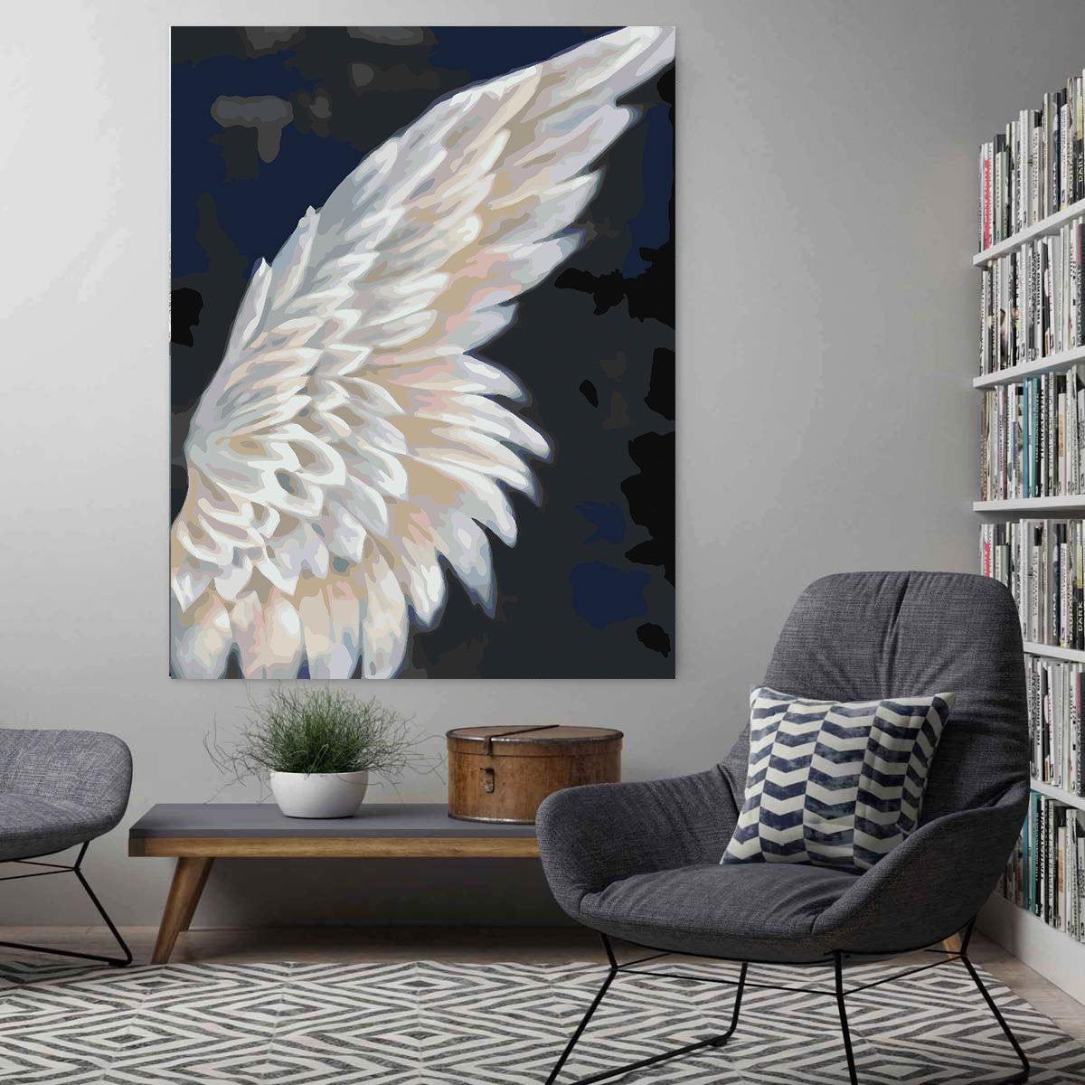 Malen nach Zahlen - White Wing 4659