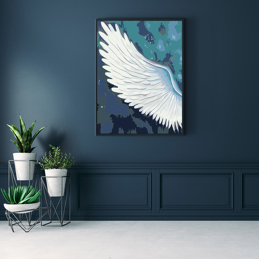 Malen nach Zahlen - White Wing 4660