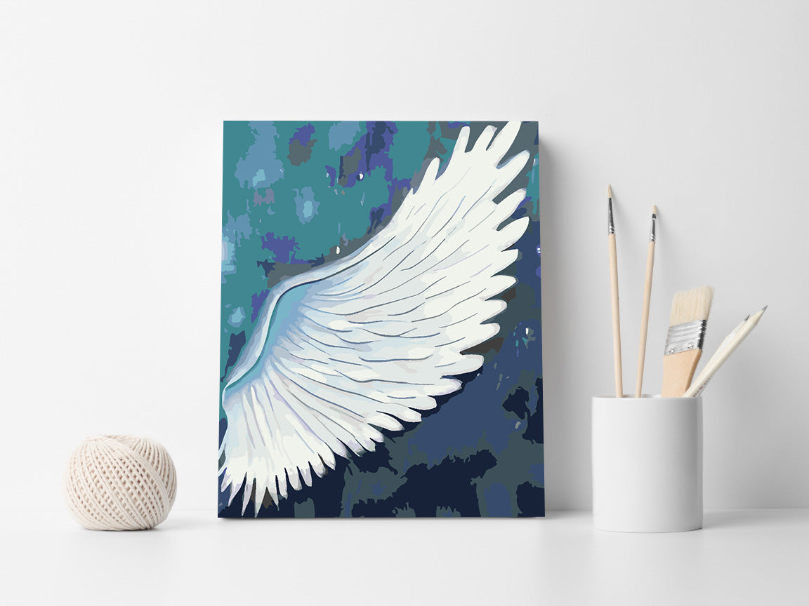 Malen nach Zahlen - White Wing 4661