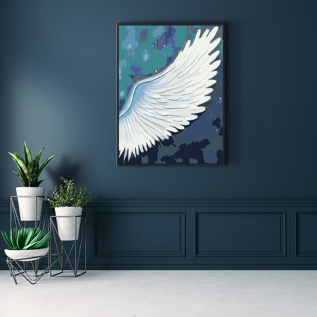 Malen nach Zahlen - White Wing 4661