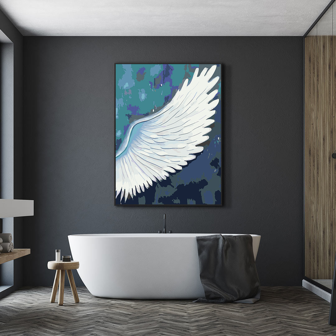 Malen nach Zahlen - White Wing 4661