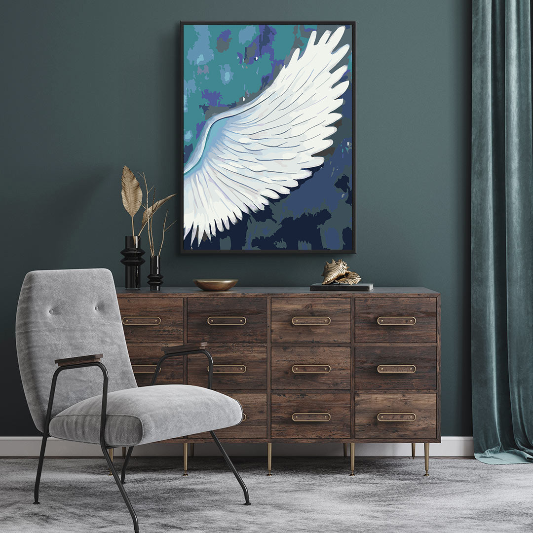 Malen nach Zahlen - White Wing 4661