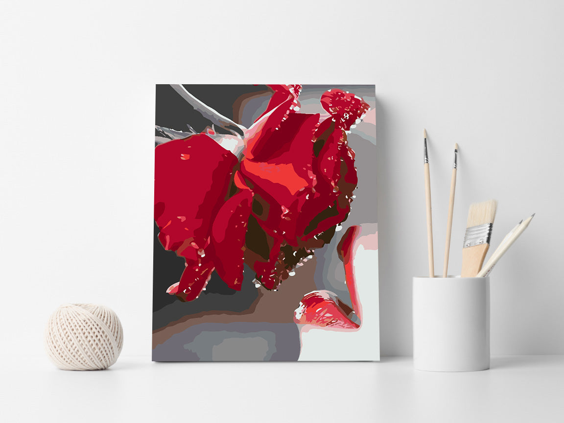 Malen nach Zahlen - Blumen in einer Vase 4662