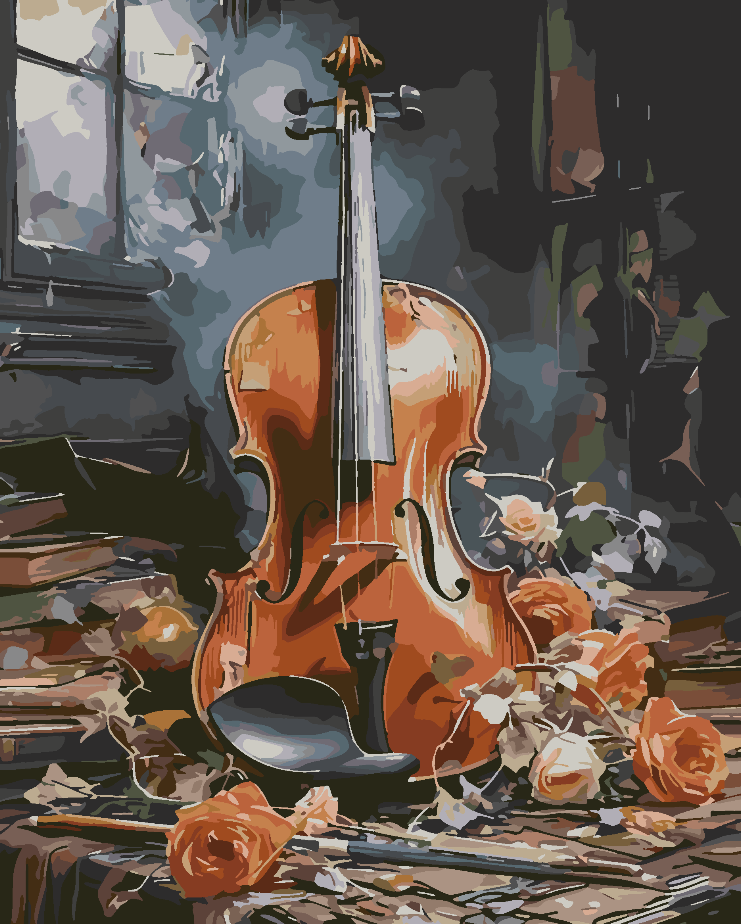 Peinture par numéros - Violon 4664