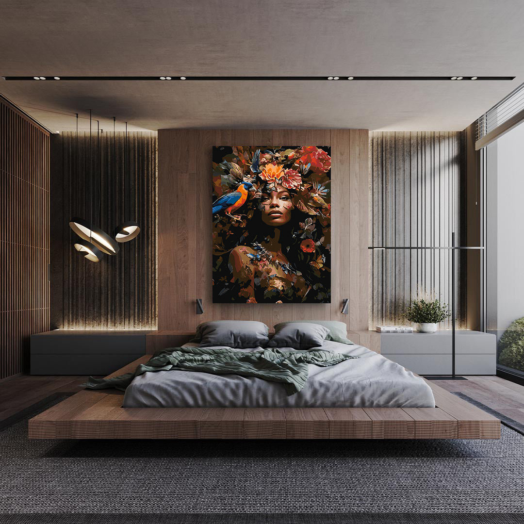 Malen nach Zahlen - Blumenkopf 4665