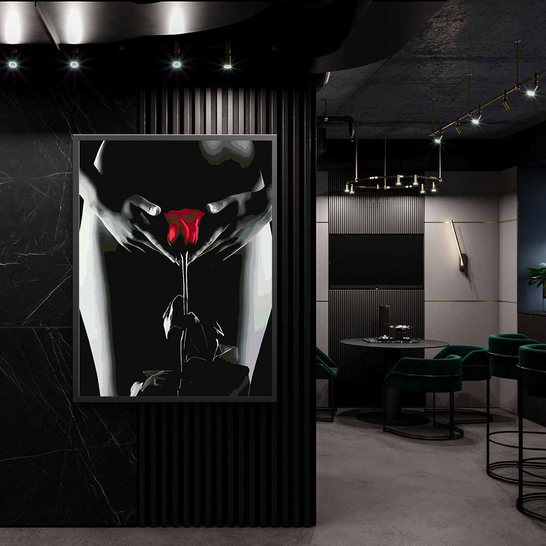 Malen nach Zahlen - Erotische Frau 4677