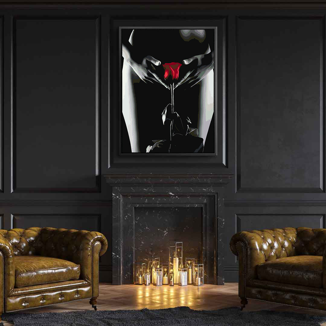 Malen nach Zahlen - Erotische Frau 4677