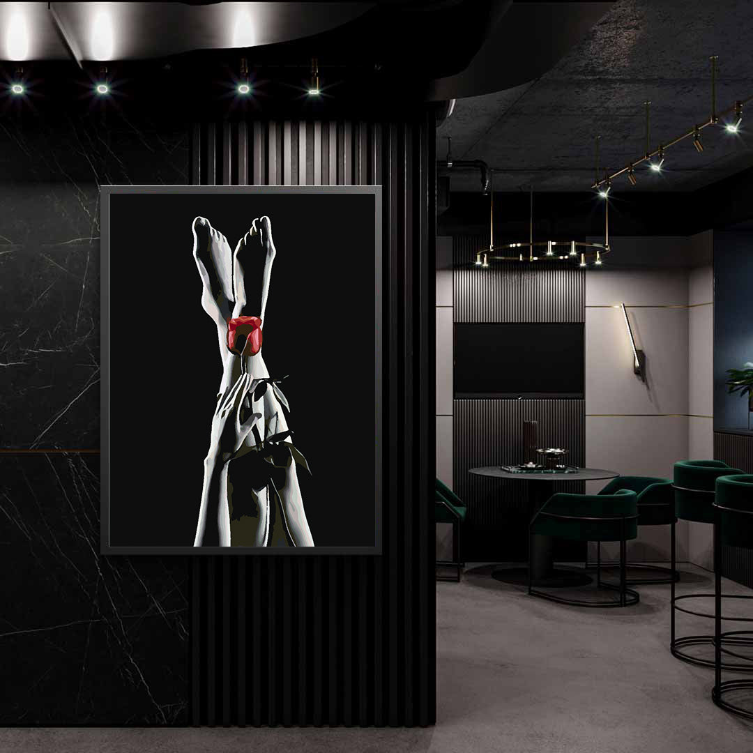 Malen nach Zahlen - Erotische Frau 4678