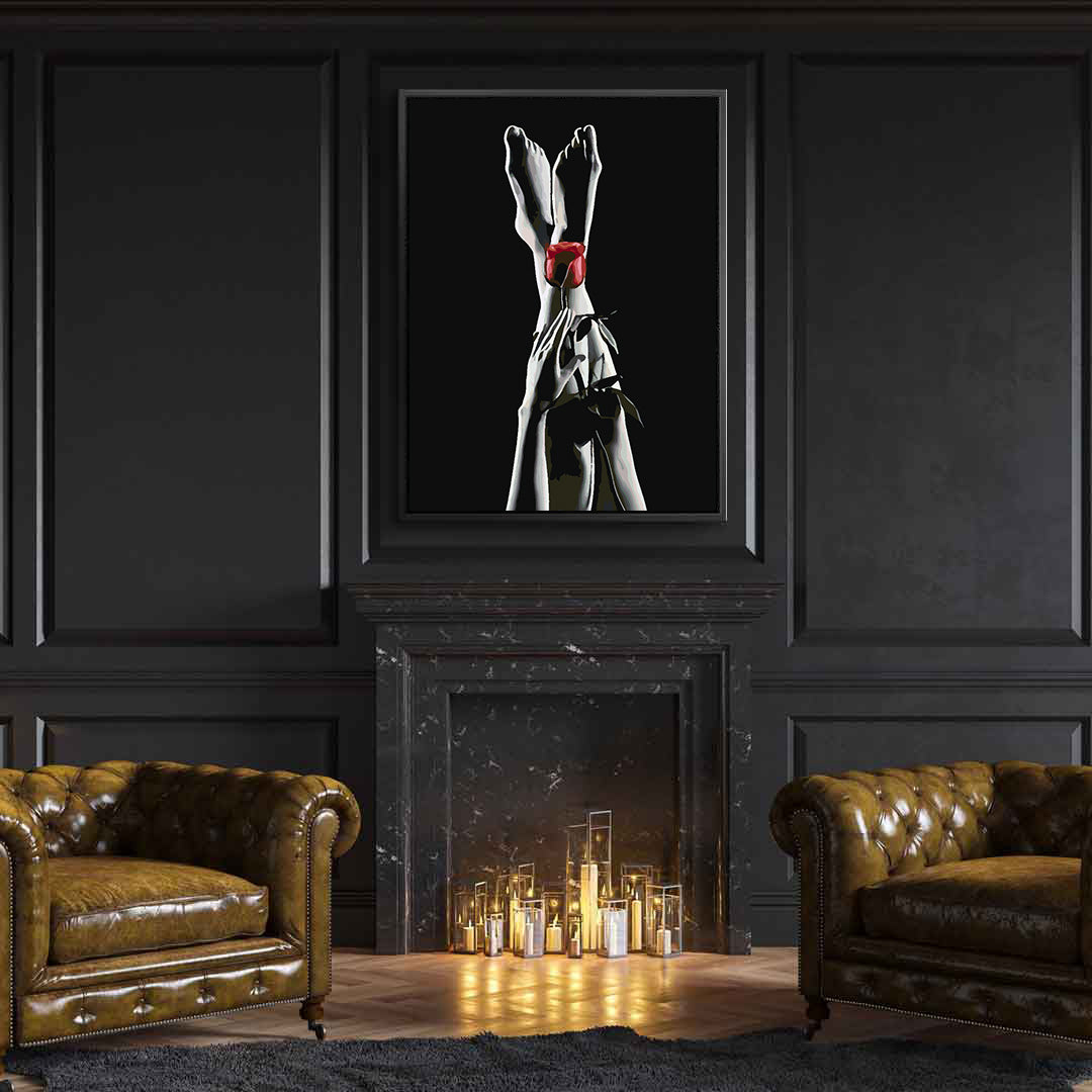 Malen nach Zahlen - Erotische Frau 4678