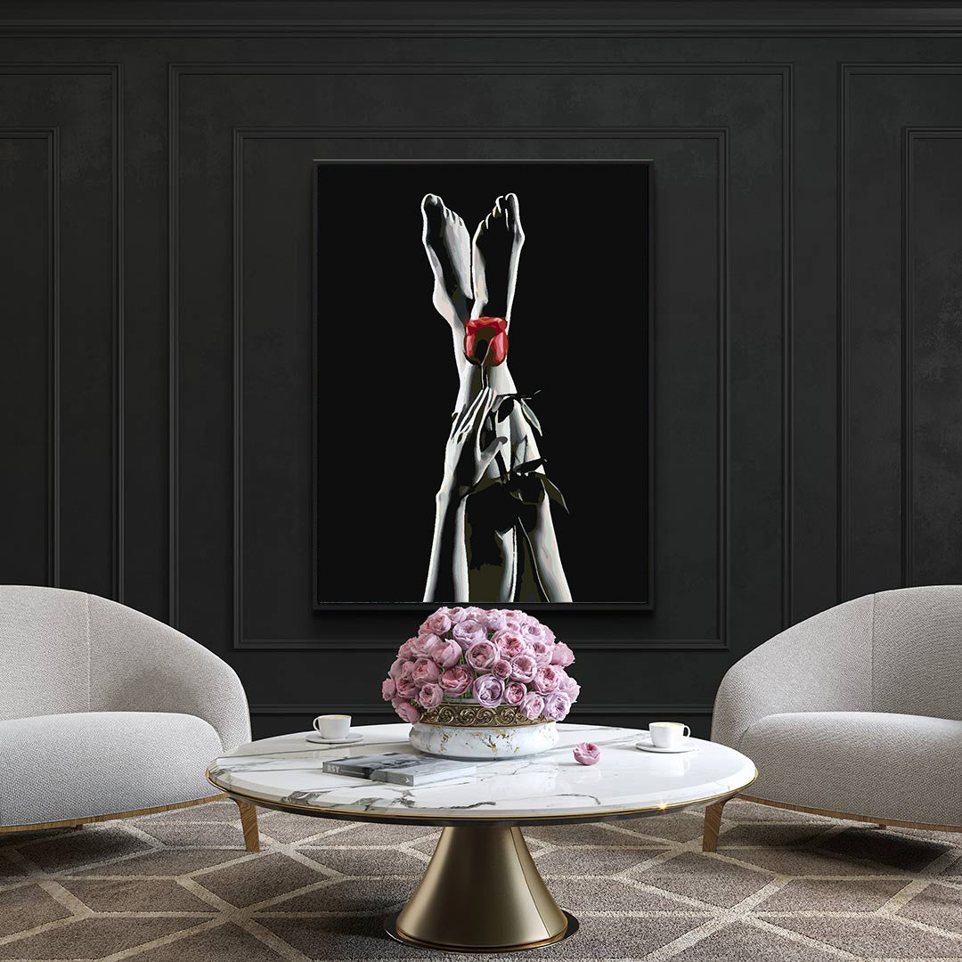 Malen nach Zahlen - Erotische Frau 4678