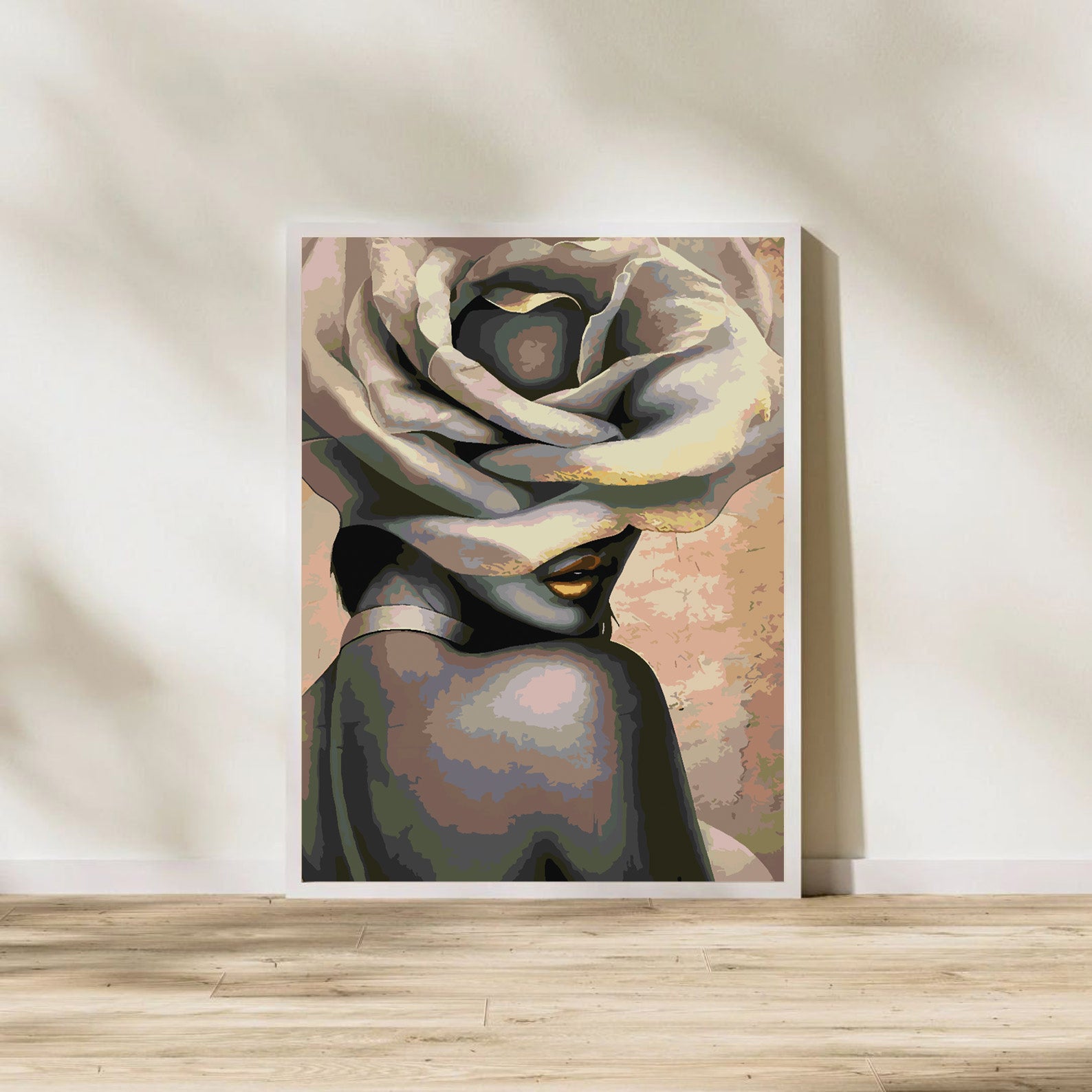 Malen nach Zahlen - Blumenkopf 4679