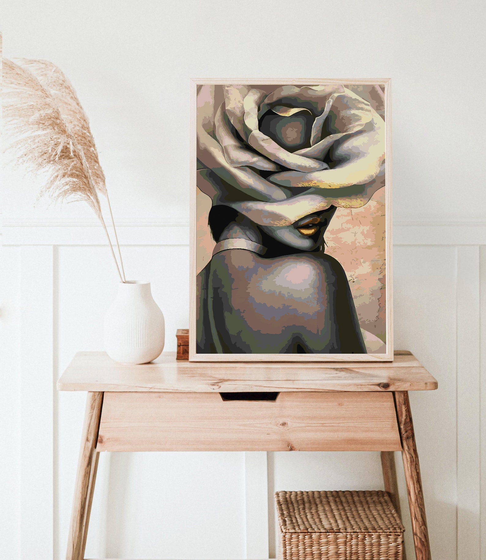 Malen nach Zahlen - Blumenkopf 4679