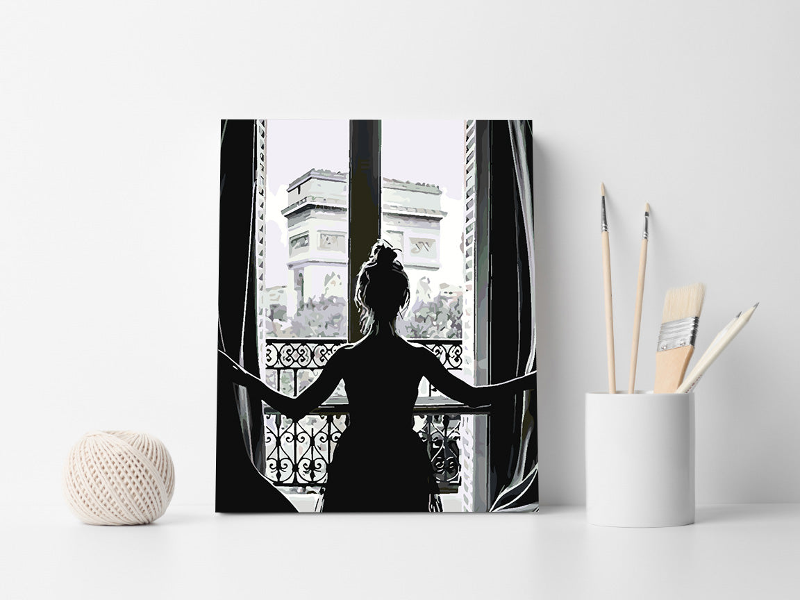 Peinture par numéros - Femme à la fenêtre 4685