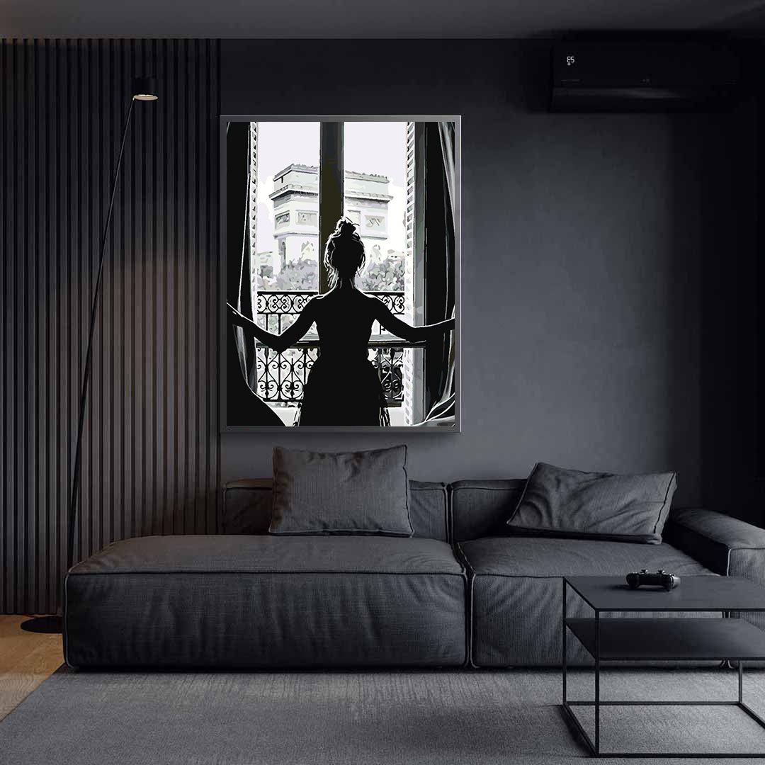 Peinture par numéros - Femme à la fenêtre 4685