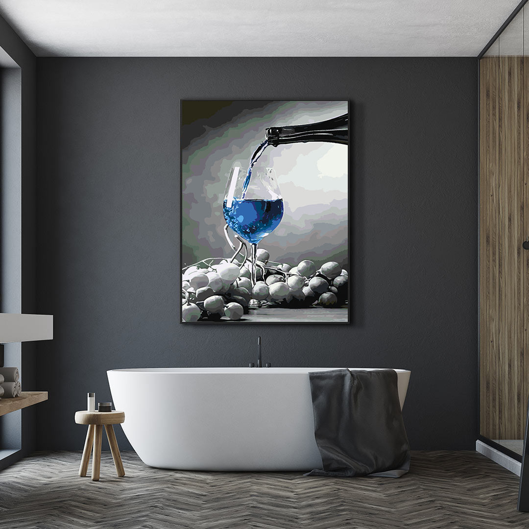 Malen nach Zahlen - Glas Sekt 4691