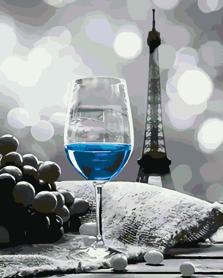 Malen nach Zahlen - Eiffelturm 4692