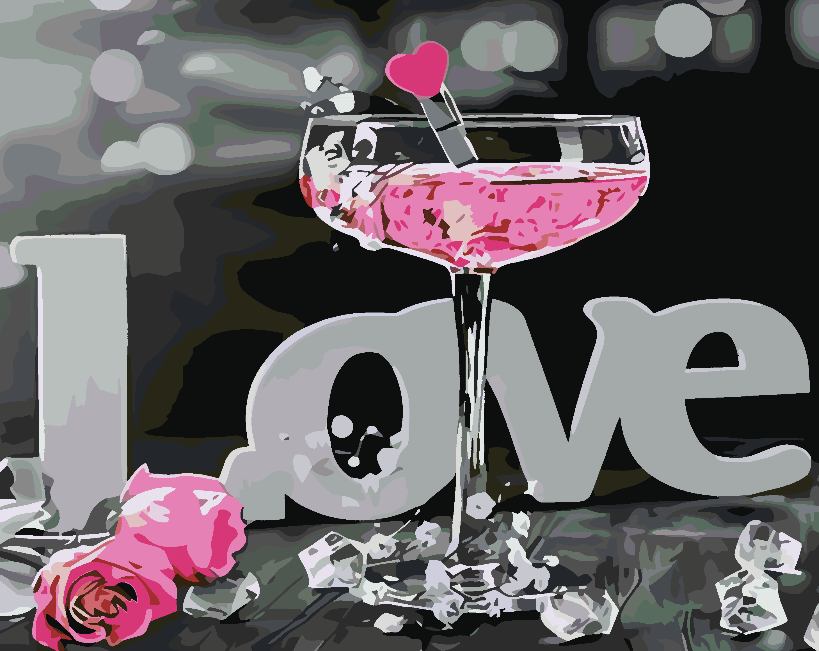 Malen nach Zahlen - Liebe 4709