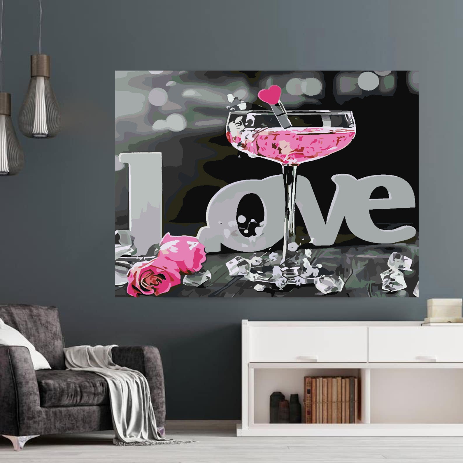 Malen nach Zahlen - Liebe 4709