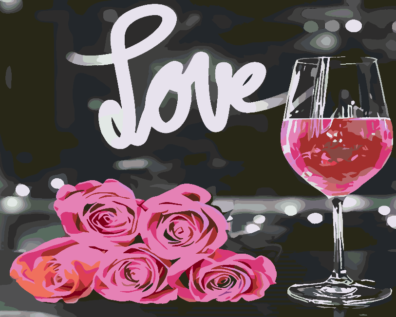 Malen nach Zahlen - Liebe 4710