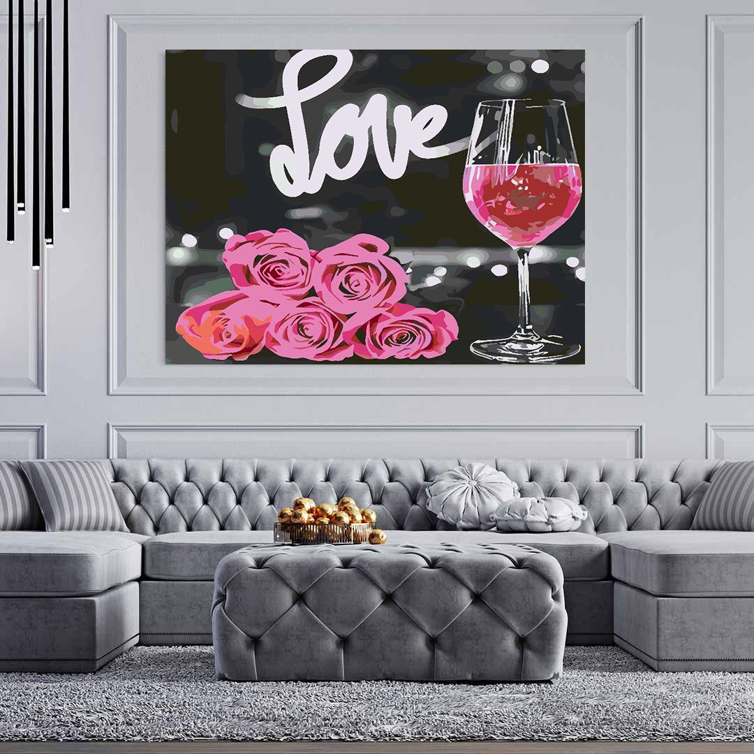 Malen nach Zahlen - Liebe 4710