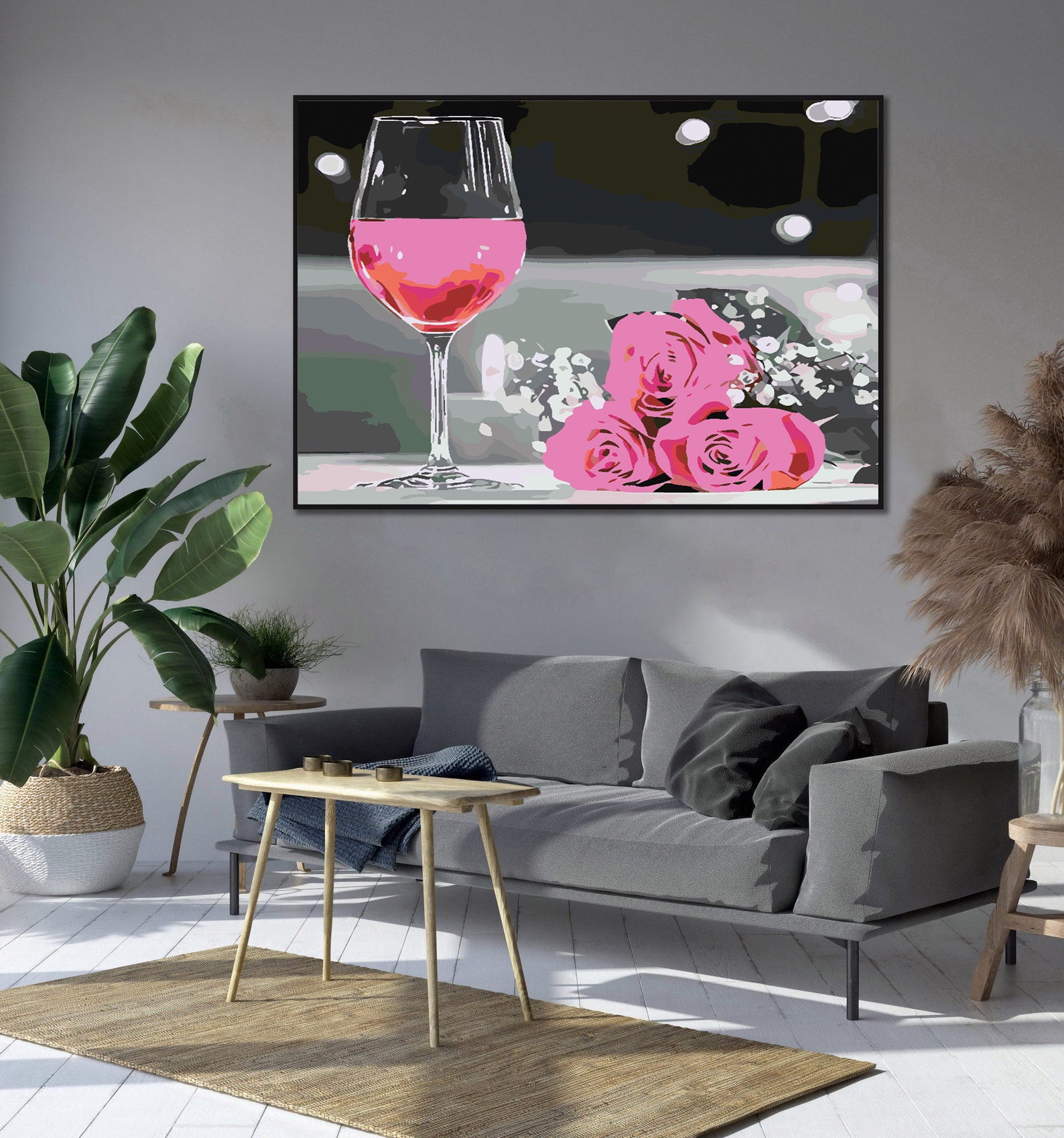 Malen nach Zahlen - Champagnerglas 4712