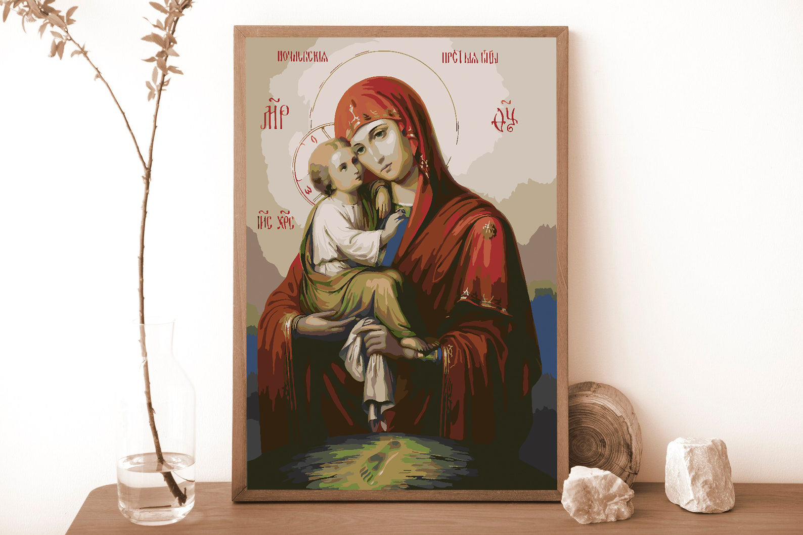 Malen nach Zahlen - Ikone der Gottesmutter von Don 4721