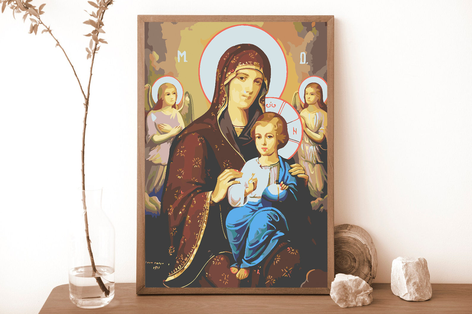 Malen nach Zahlen - Ikone der Mutter Gottes 4723