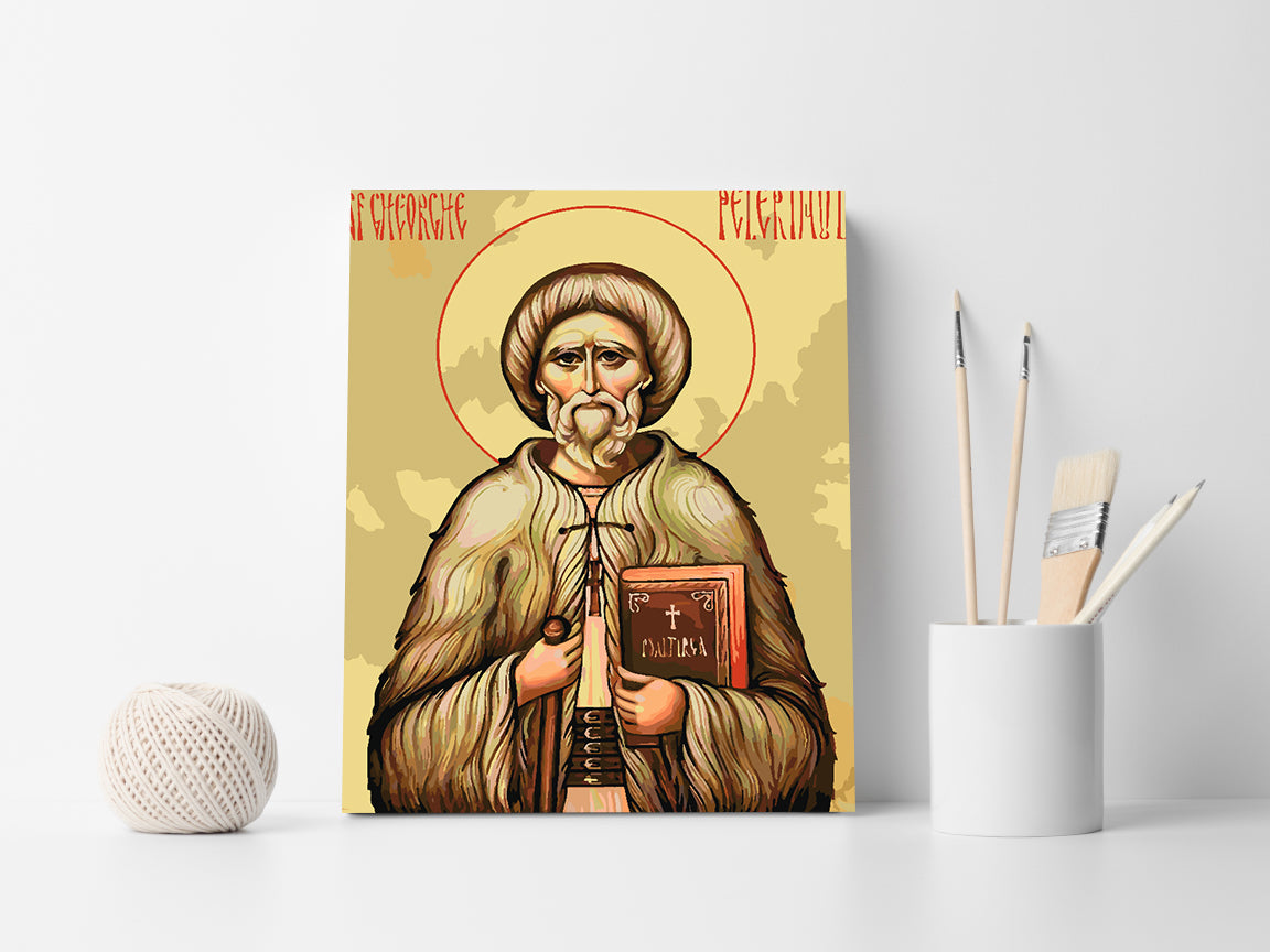 Peinture par numéros - Saint Georges le pèlerin 4724