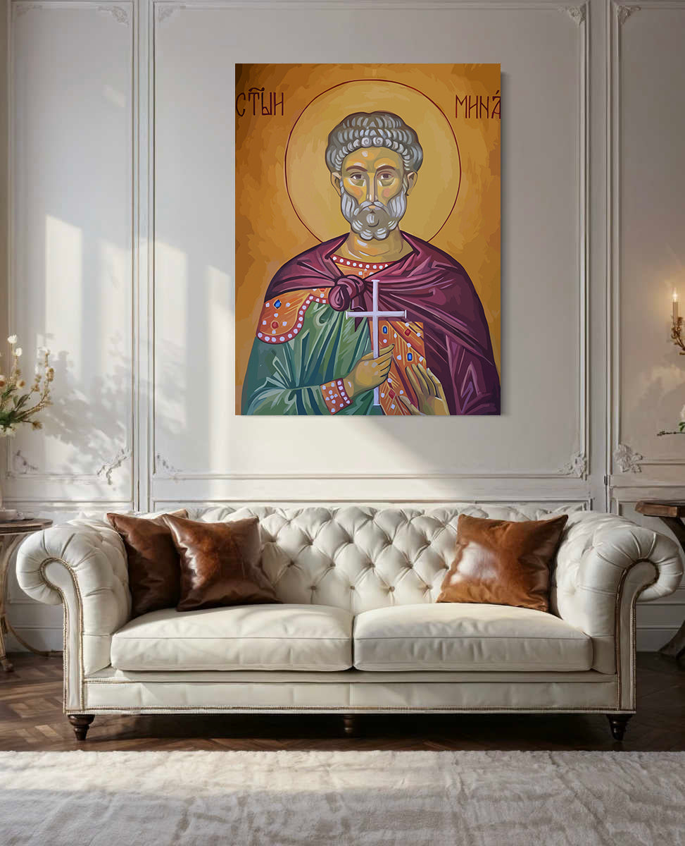 Set Pictură pe numere – Sfântul Mina 6001