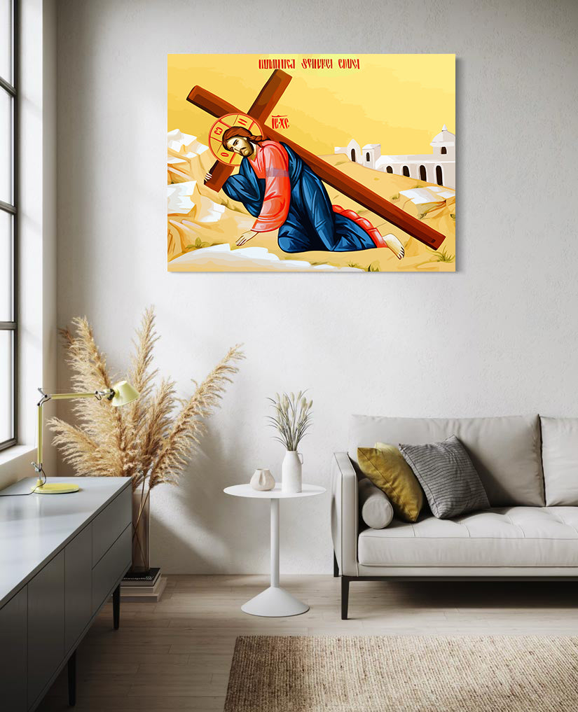 Set Pictură pe numere – Înălțarea Sfintei Cruce 6012