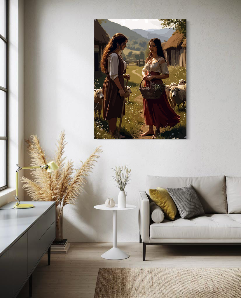 Set Pictură pe numere - Ocupație la Țară