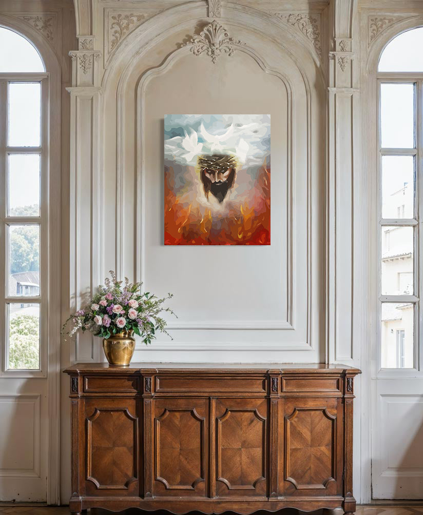 Set Pictură pe numere – Isus Hristos Portret 6033