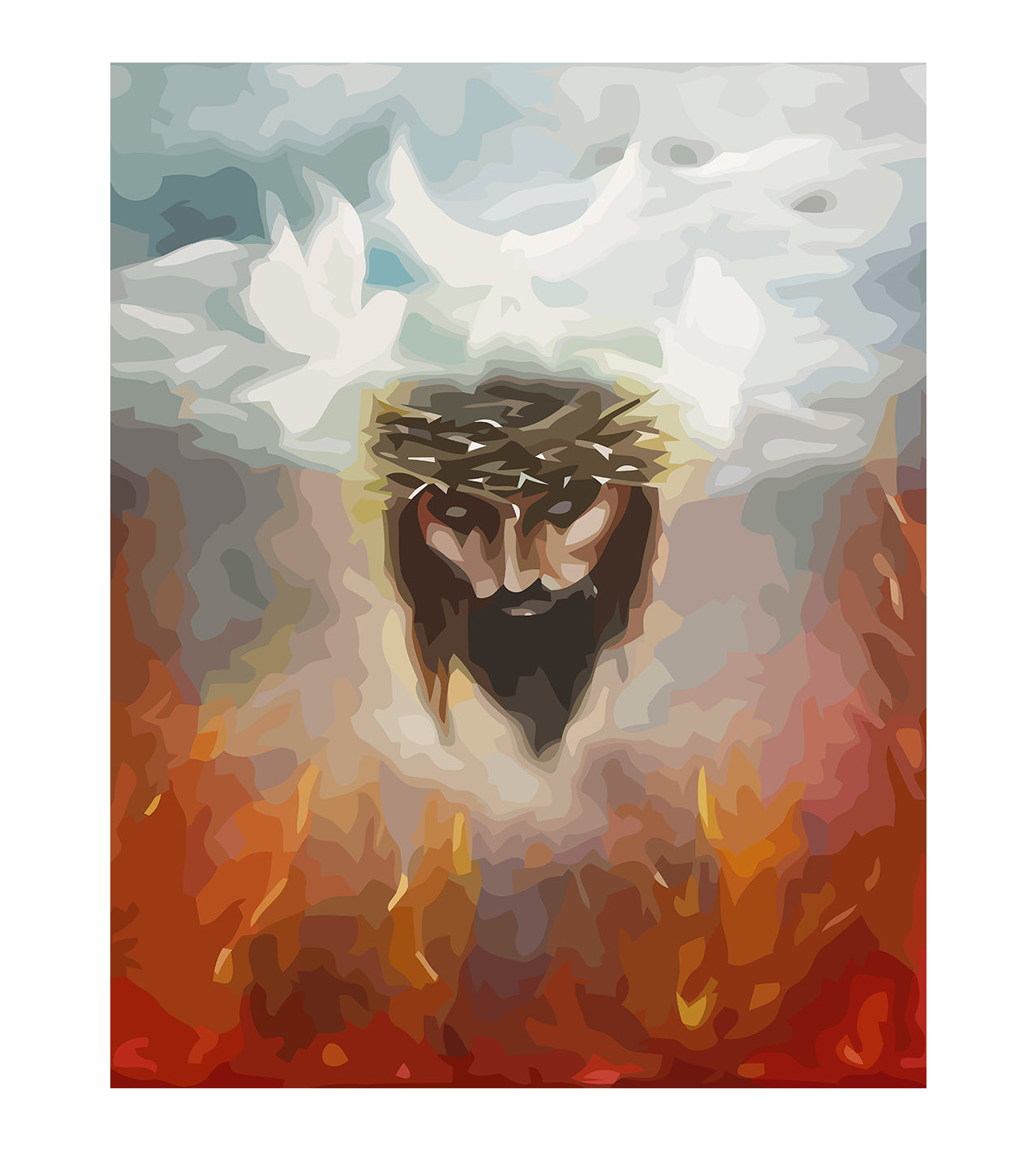 Set Pictură pe numere – Isus Hristos Portret 6033