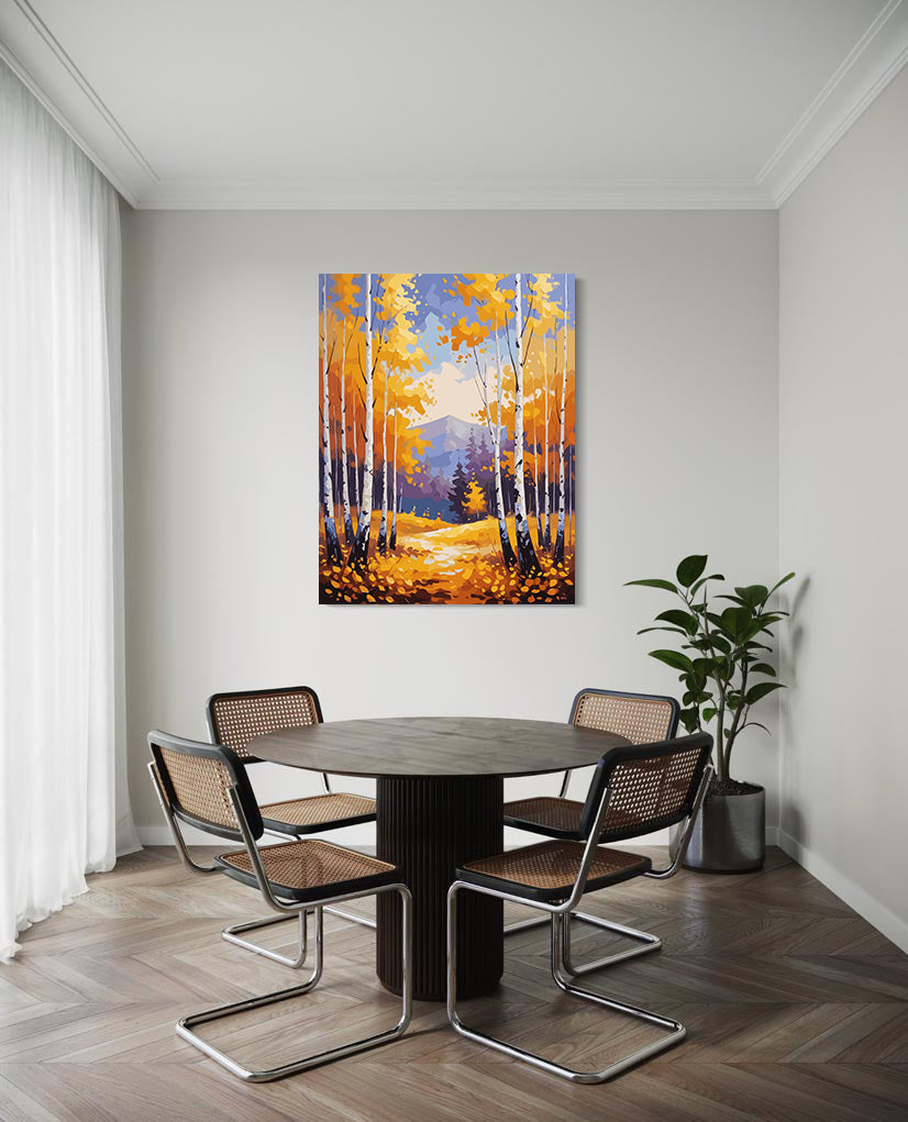 Set Pictură pe numere – Peisaj de Toamnă 6062