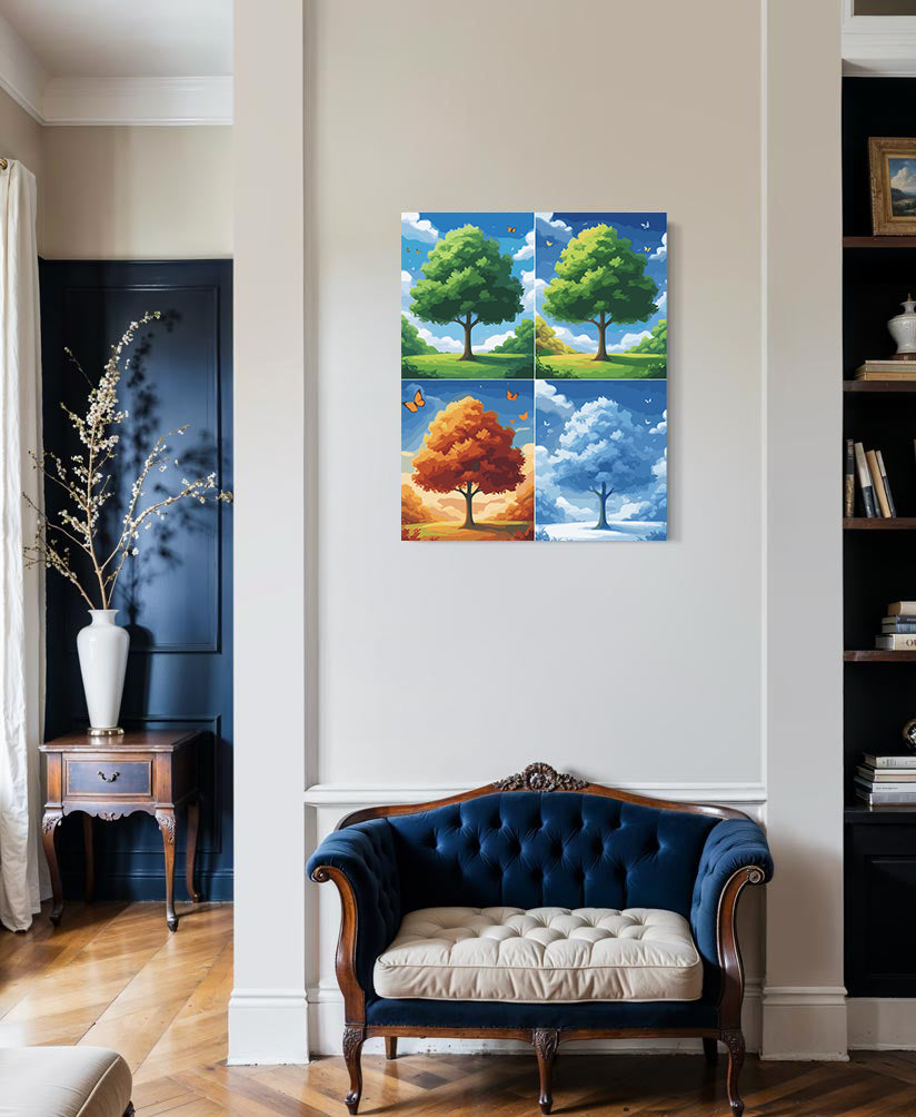 Set Pictură pe numere – Patru Anotimpuri 6065